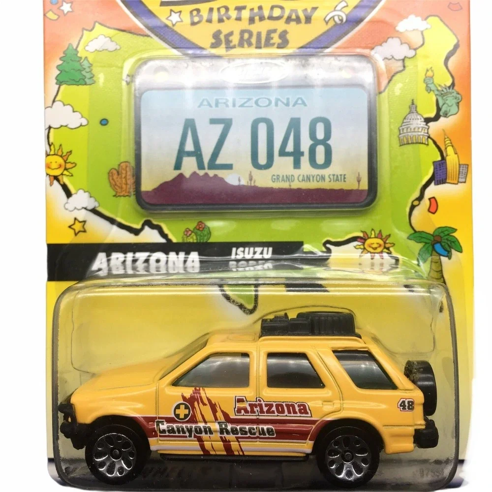 Matchbox Across America 50th Birthday Arizona Isuzu Rodeo Canyon Rescue 1/62 #48